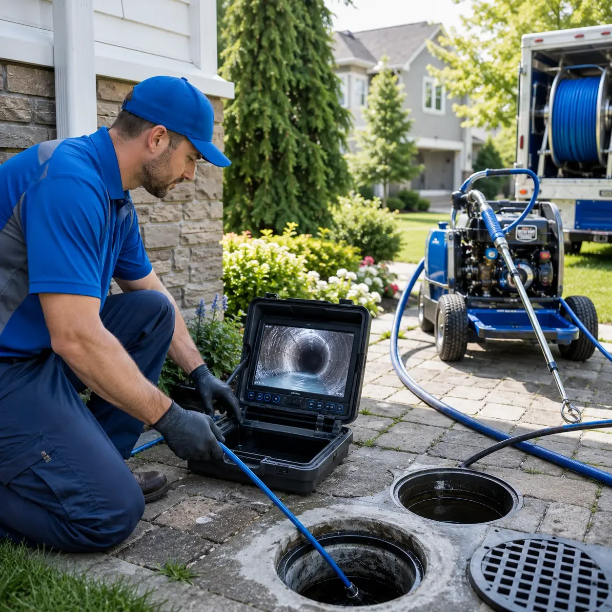 Outdoor drain cleaning professionals serving Mount Ulla, NC